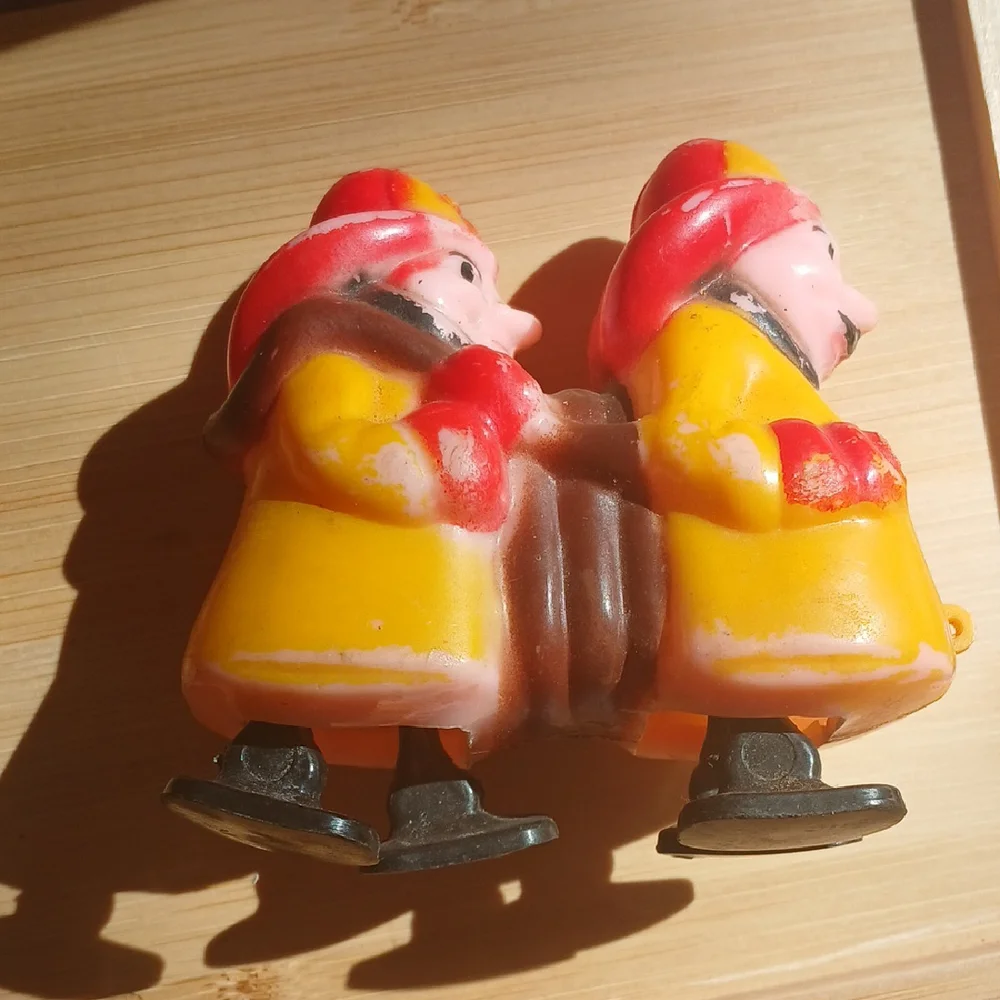 Vintage Firemen Marx Ramp Walker Hong Kong 1960's